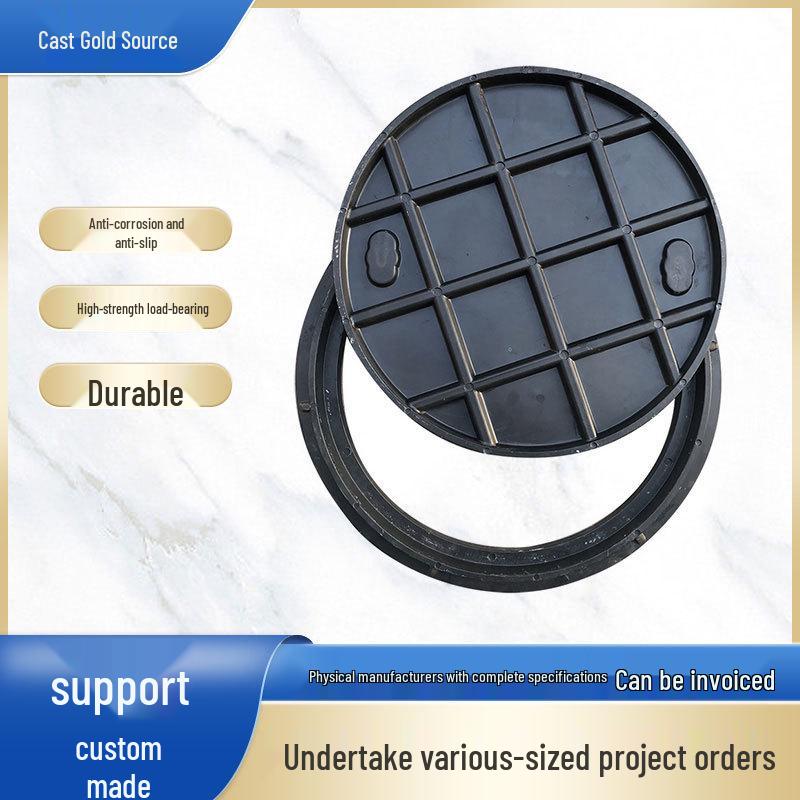 Green Belt SMC Composite Resin Round Manhole Cover for Septic Tank & Stormwater