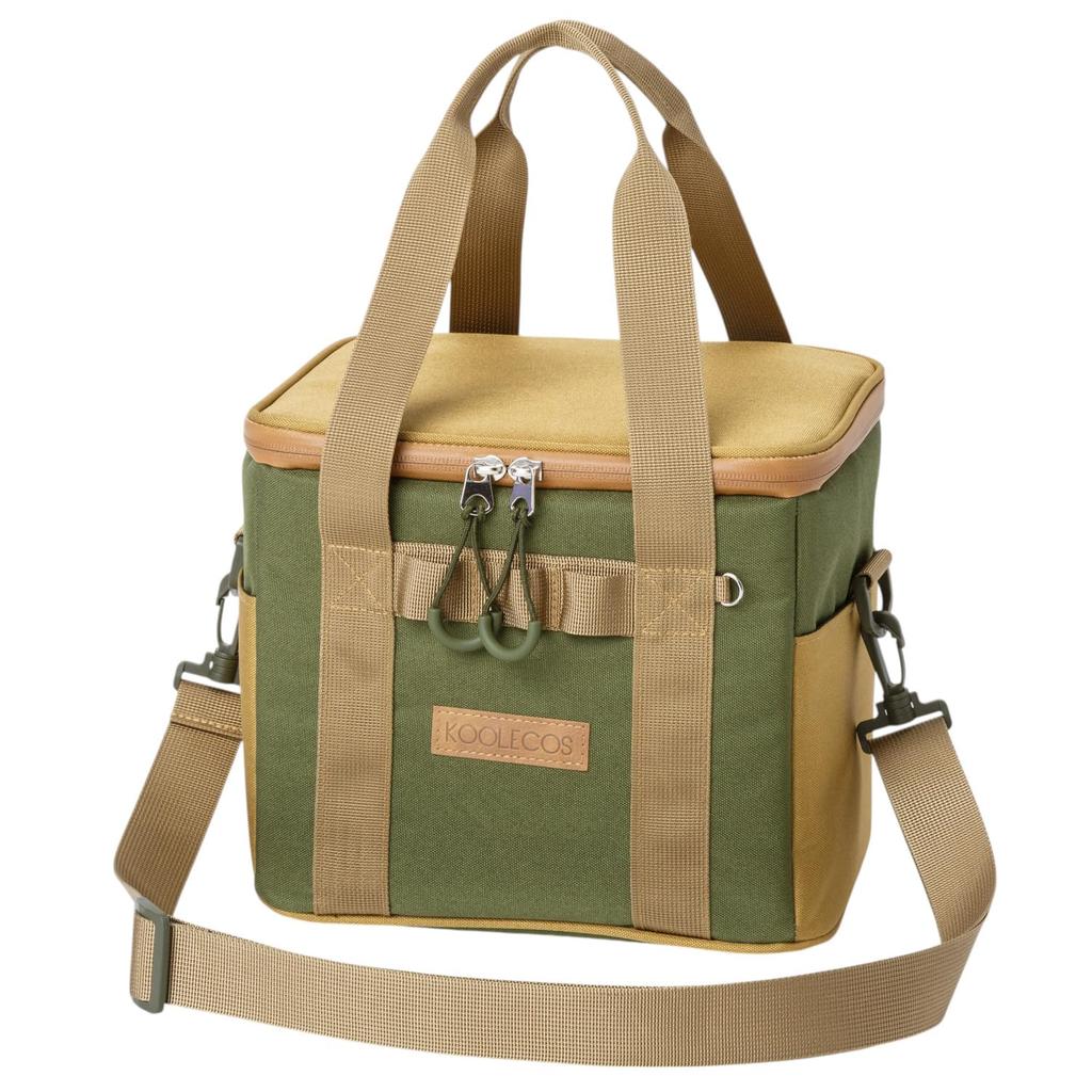 Official KOOLECOS Cooler Insulated with Ice Packs in the Available in 2 Perfect for Club Outdoor and Disaster Preparedness Bag, Lid, 6-Sided