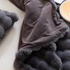 Soft Warm Faux Fur Rabbit Plush Blanket Warm Thickened Leisure Blanket In Winter Fluffy Blanket Blankets for Beds