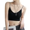 With Chest Pad Simple Thread Bottom Small Strap Vest Female Summer On The United States Back Underwear Can Be Worn Outside Sports Wipe Chest