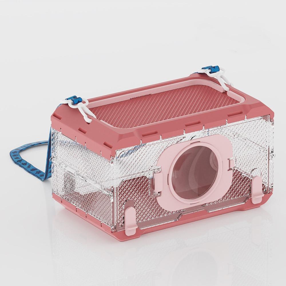 Waterproof Portable Hamster Cage Transparent Pet Observation Box Kindergarten Science Toy