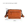 Whatna Antique-Style Tanned Natural Cowhide Leather One-Shoulder Bag for Men, Crossbody Messenger Bag, Fits Large A4 Sizes and iPads up to 10.5cm,