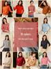 Women's Pure Wool Half-High Neck Knit Sweater - Solid Color, Warm Autumn/Winter Pullover