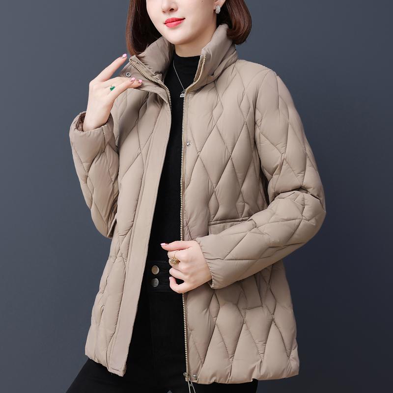Elegant Winter Coat Women Parkas Plus Size Middle Age Women's Jacket Hooded Casual Thick Warm Outerwears