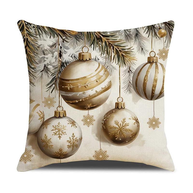 Weihnachts-Kissenbezug Autositzkissen Indoor Vielseitige Feiertagsdekoration Sofakissen