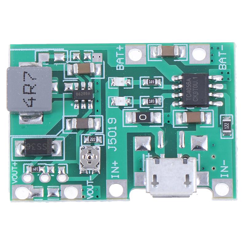 Li-Ion 18650 3,7V 4,2V Batterieladegerät Platine DC-DC Step-Up Boost Modul