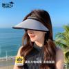 8451 Summer new sunshade empty top hat big brim headband hat women's outdoor cycling casual versatile sunscreen hat