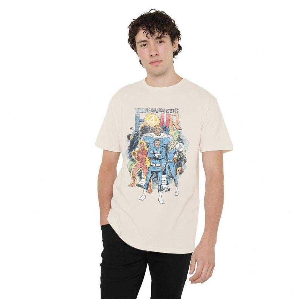 Fantastic Four Unisex Adult Cosmic First Family T-Shirt
