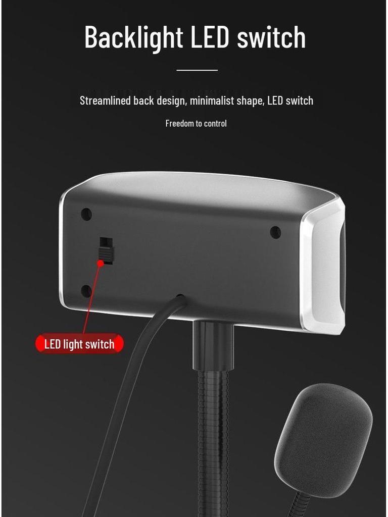 Webcam USB ad Alta Definizione con Microfono per Lezioni Online e Live Streaming, Installazione Senza Driver