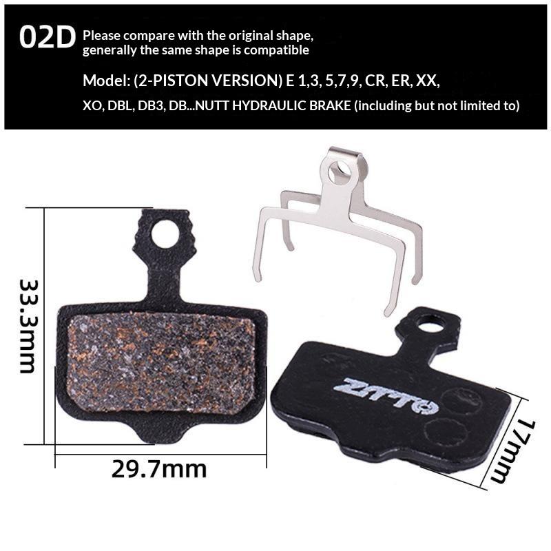 1 Coppia Pastiglie Freno Lega di Rame per Bicicletta Pastiglie Freno Idrauliche Pastiglie Resistenti all'Usura Per Bicicletta Pastiglie Freno a Disco Semi-Metalliche