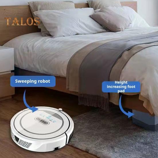 4Pcs Rectangle Furniture Riser Stackable Heavy Duty Bed Riser Anti-slip Washing Machine Refrigerator Desk Couch Chair Sofa Leg Lift Heightening Foot