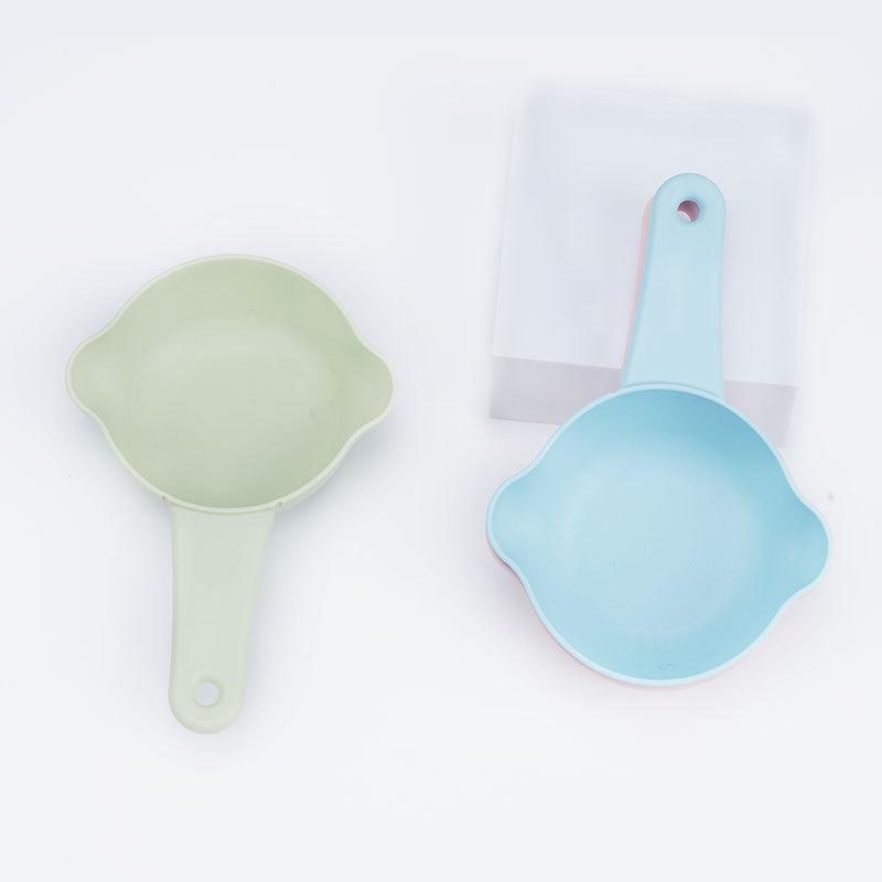 Cartoon Lemon Pet Food Scoop, Eco-friendly PP Material, Candy Color Portion Spoon for Cats