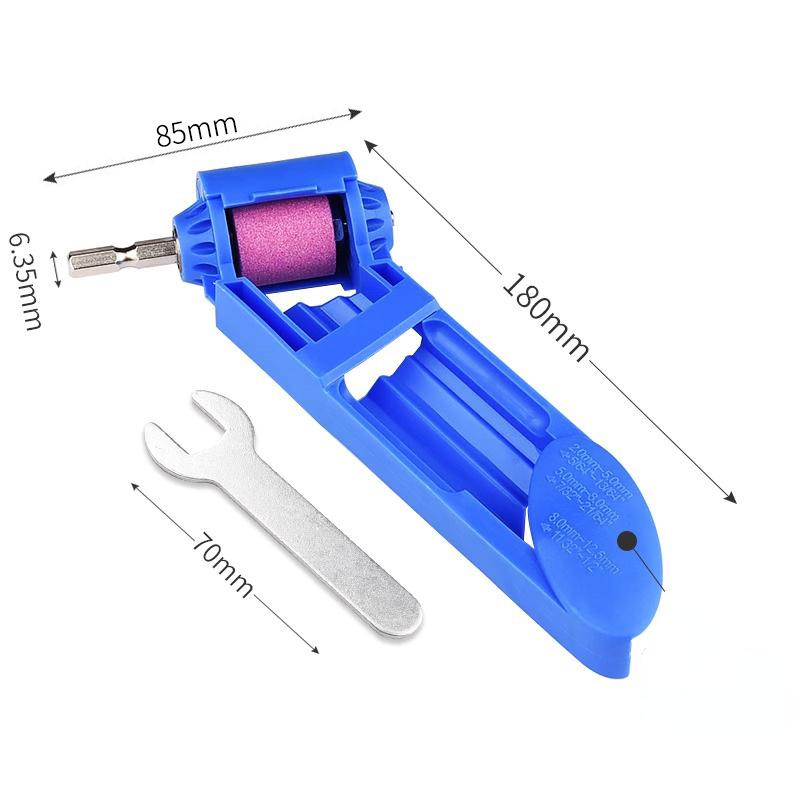 Portable Drill Bit Sharpener Corundum Grinding Wheel Drill Bit Sharpener Titanium Drill Powered Tool Parts Grinder Tools