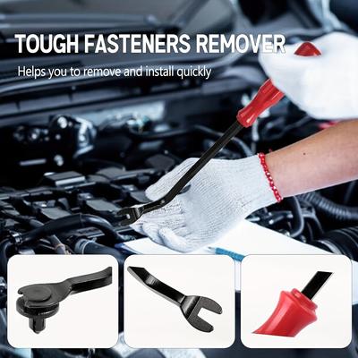Front Bumper Plastic Fasteners Compatible Press Fit Fender Liner Clips, Replacement