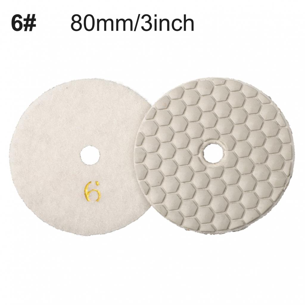 Für Marmor Granit Glas Trennscheibe Schleifscheibe 3 Zoll 80 mm Polierpads