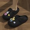 Flower Dotted Eva Slipon Shoes For Women And Men Summer Casual Nonslip Waterresistant Footwear