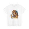 Beer Drinking T-Shirt | Funny Beer Shirt | Beer T-Shirt Funny Lion