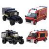 Підходить для MOC Міська Поліцейська Машина 4x4 Позашляховик Швидка Допомога Рятувальна Renault Master VSAV Fiated Ducato III Пожежна Машина Набори Будівельні Блоки Іграшки