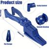 A Plastic Safety Finger Protector And Joint Clamp for Securing Fingers, Designed for Striking Easily Displaced Nails And Screws