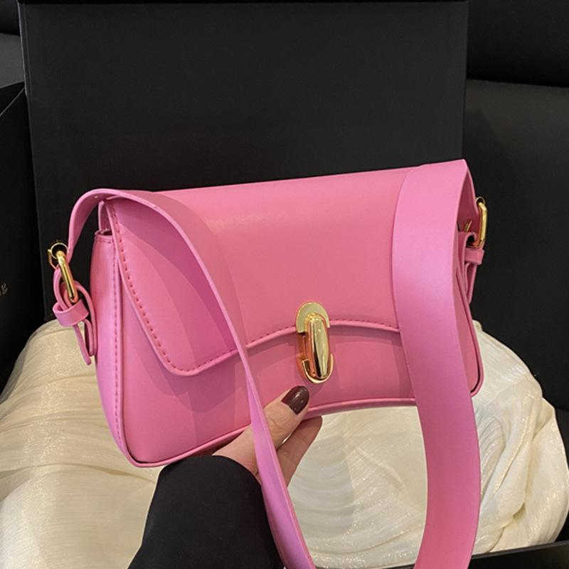 Niche Design Texture Underarm Bag Women's 2025 New Summer Shoulder Bag Simple Fashion Handbag