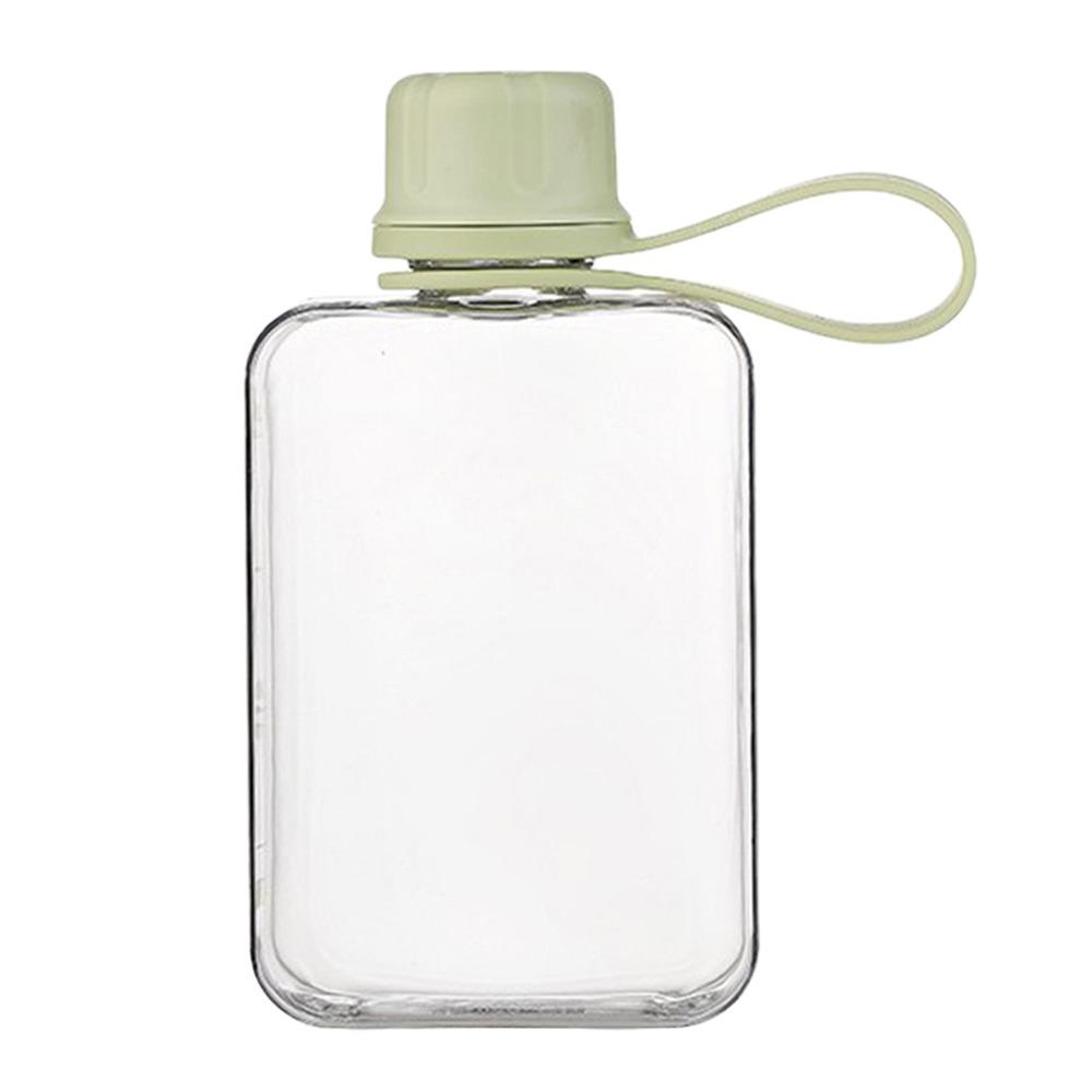 

Многоцветный стакан для воды прямоугольный спортивный чайник портативная бутылка для воды спорт на открытом воздухе 240ml-green