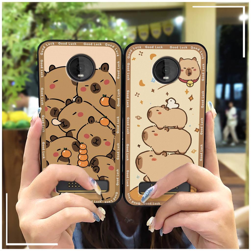 Durable Protective Phone Case For MOTO Z4 Play Graffiti Phone Pouch Cartoon Anti-knock TPU Waterproof Cute Soft Case