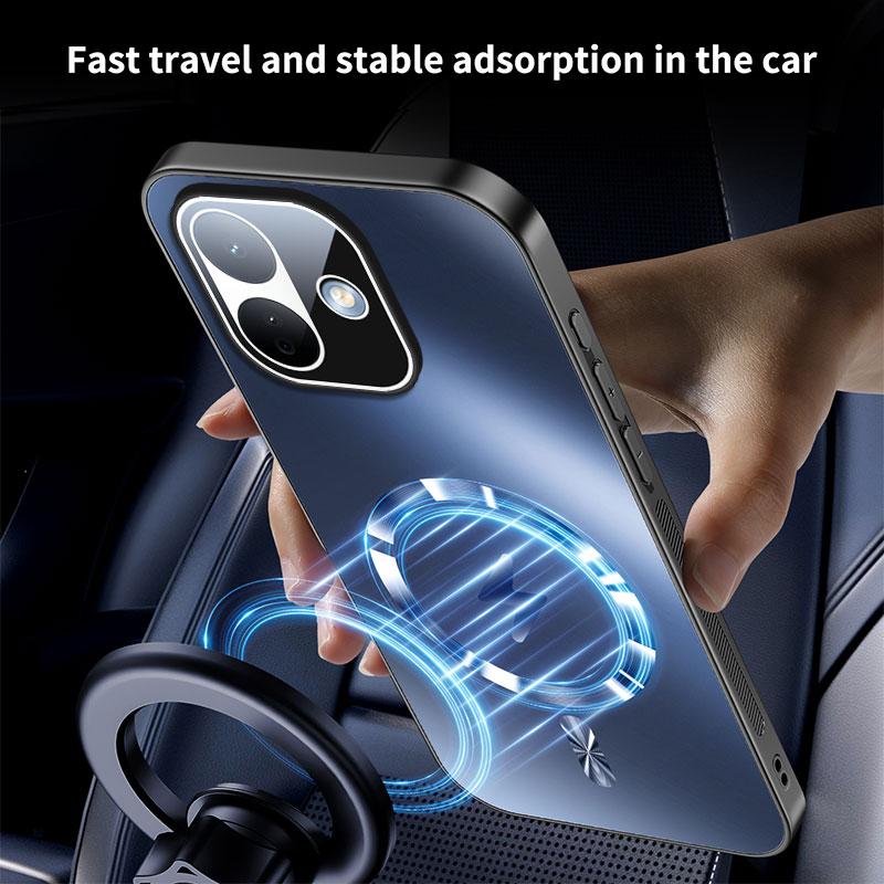For Redmi Note 17/17 Pro Case New AG Matte Lightning Magnetic PC-TPU Cover For Redmi Note 17 Pro Shockproof Bumper Funda