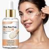 Rice Raw Pulm Face Essence, Rice Serum Anti-Wrinkle Serum, Fade Fine Lines, Brighten Skin Tone, Repair and Improve Acne Marks, Replenish Water and Moi