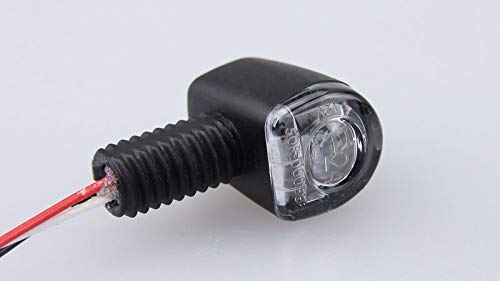 Kijima Motorcycle Parts LED Tail Lamp Nano Type Black Body/Clear Lens 218-3149