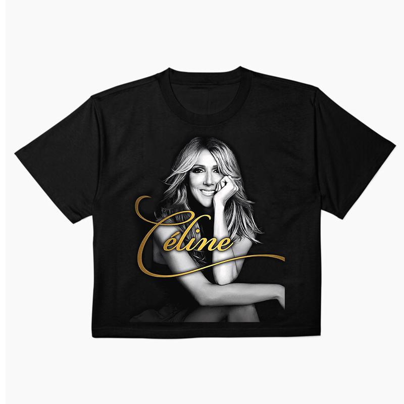 Celine Dion Paris 2026 Fan Tour Gift T-shirt Men Women Kids Girls Boys Parent-child T-shirt Pop Music Streetwear Hip Hop Tees