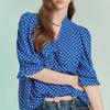 Maxza Dot Print Tie Chiffon Blouse Zd06qb600on