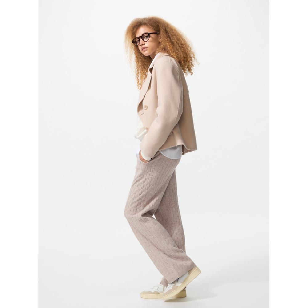 Uniqlo Washable Knit Cable Pants  Length 71 74cm  Long 