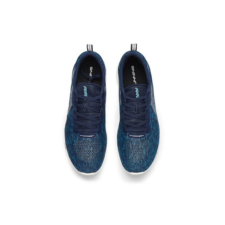 New Anta Hydrogen Run II Anti-Slip Wear-Resistant Low-Top Running Shoes Men's Blue 112025540-2