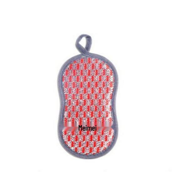 Doppelseitiger magischer Reinigungsschwamm: Fleckenentfernung, Ölabsorbierend, Multifunktionelles Küchentuch & Stahlwolle-Scheuerschwamm