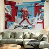 Franxx Wall Tapestry Aesthetic Wall Hanging Printed Fabric Blanket Decorative Tapestries For Bedroom Living Room Home Decor