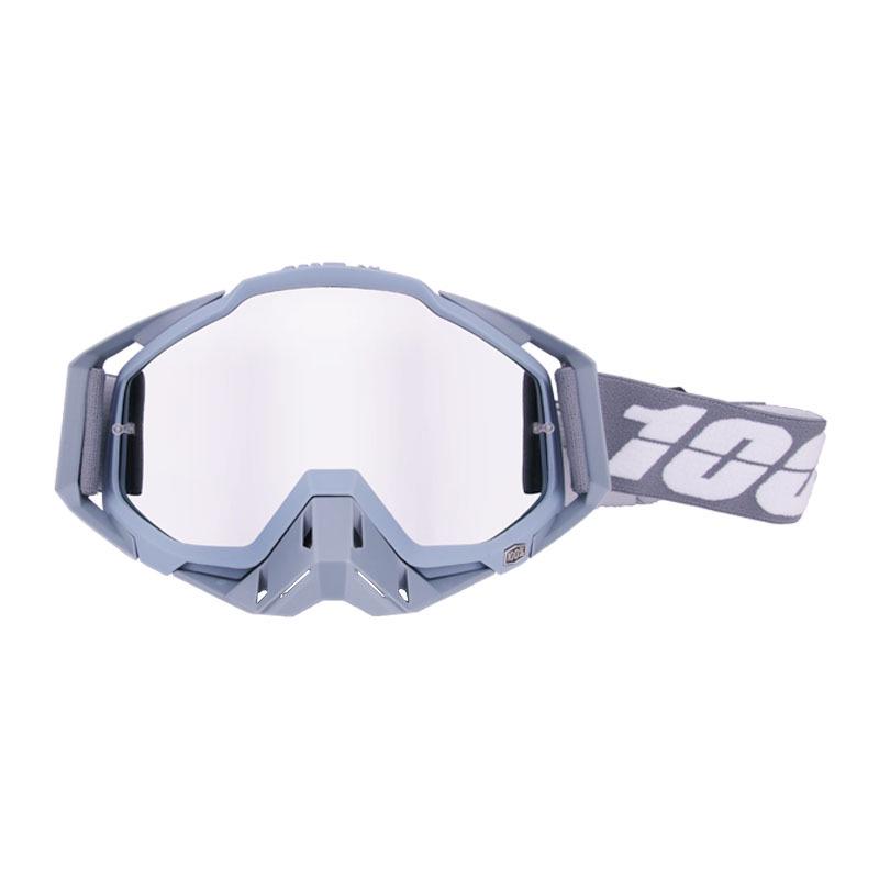 100 Off-Road Motorcycle Goggles with Nose Guard & Windshield Protection for Adults