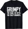 Grumpy The Man The Myth The Crazy Grandpa Gift Unisex T-Shirt