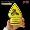 Electric Shock Warning Sticker - Caution Symbol for Distribution Box
