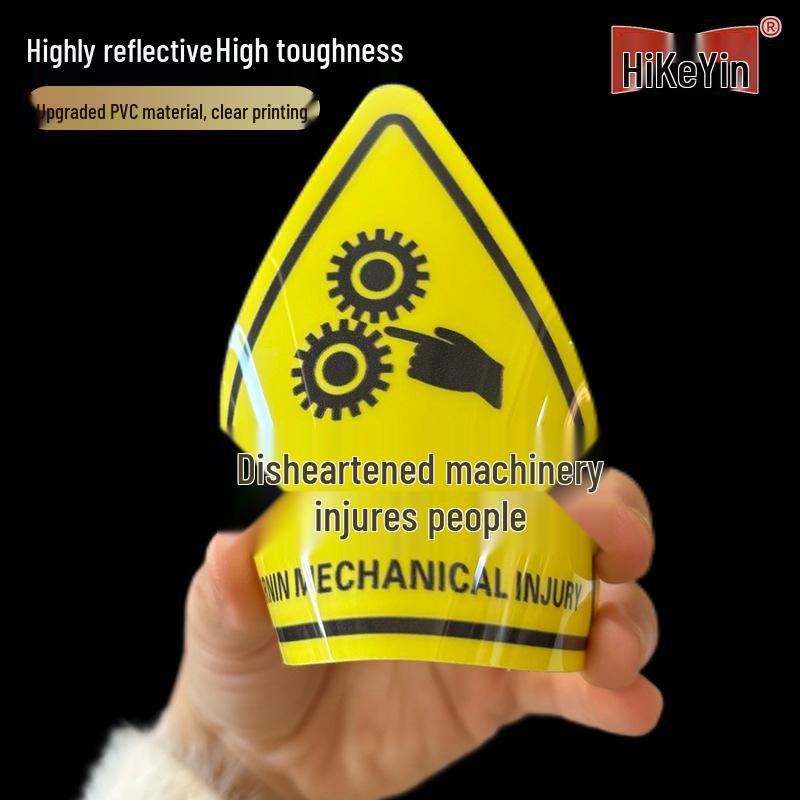 Electric Shock Warning Sticker - Caution Symbol for Distribution Box