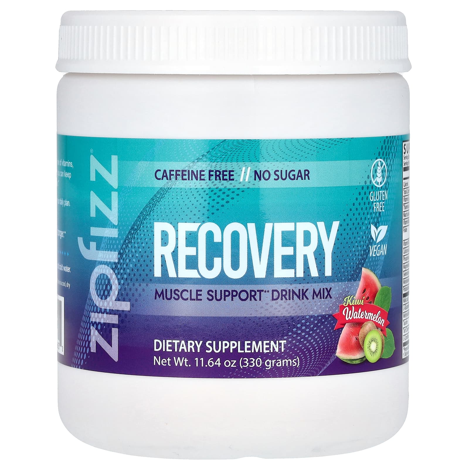 

Recovery Drink Mix, Caffeine Free, Kiwi Watermelon, 330G(11.64Oz)