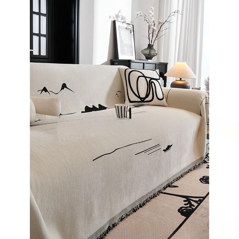 Prosop de Sofa Desen Animat Chenil Simplu Modern Învelitoare Matlasată Înfășurare Completă Rezistentă la Zgârieturi Universal Toate Sezoanele Husă Pătură Husă Pânză pentru Pernă de Scaun