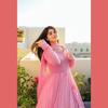Atemberaubendes Georgette-Kleid mit einem wunderschönen Dupatta