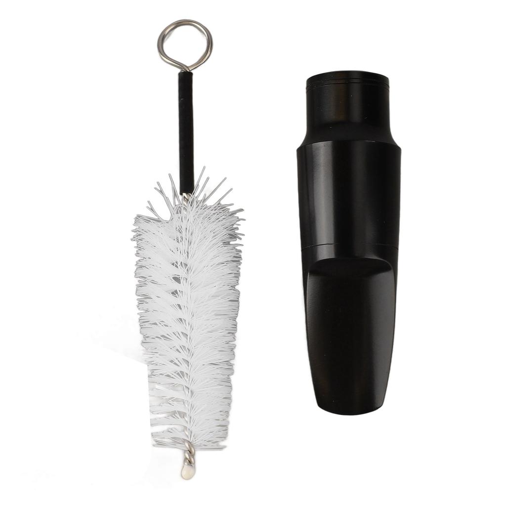 Saxophone Mouthpiece Plastic Soprano Treble Saxophone Whistle Brush Musical Instrument Accessory Cleaning Tool