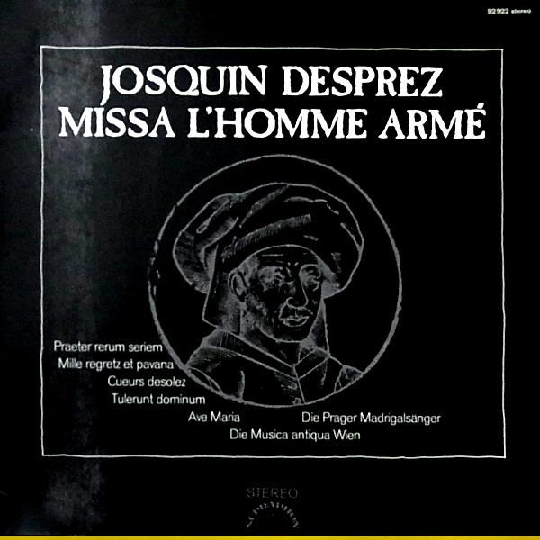 

LP Record PRAGUE MADRIGAL SINGERS MUSICA ANT Josquin Des Pres Missa LHomme Arm 92922 SUPRAPHON 1976 Germany Classical Used
