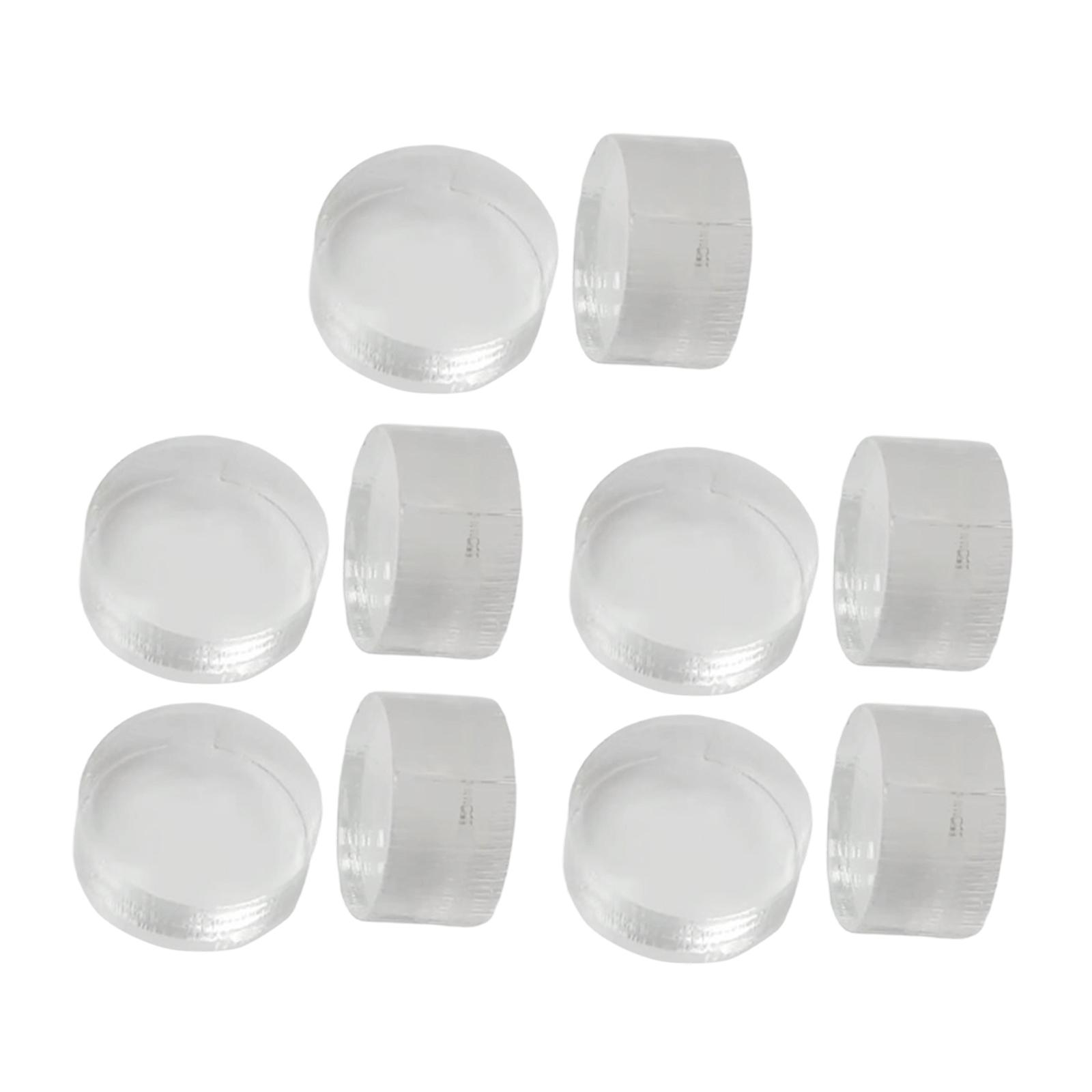 

10x Clear Jump Break Cue Tip Repair Parts Replacement for Game Indoor Sports чистый