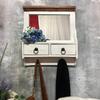 Shabby chic mirror cabinet made of reclaimed wood