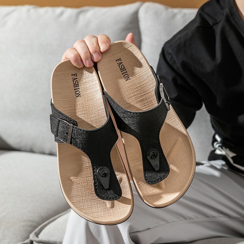 Pánské letní žabky Luxusní ležérní žabky Boty naboso pro muže 2024 Pohodlné PVC Plážové Venkovní Módní Chůze Pantofle