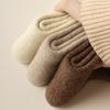 Wool Socks Children'S Medium Tube Socks Season Warm Plush Thickened Terry Socks Embroidered Letters Winter Super Thick Stockings