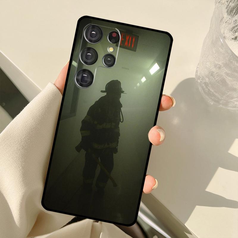 Firefighter Heroes Fireman Case For Samsung Galaxy S23 Ultra S21 S22 S24 S25 Ultra S9 S10 Plus S25 FE S20 FE Back Cover