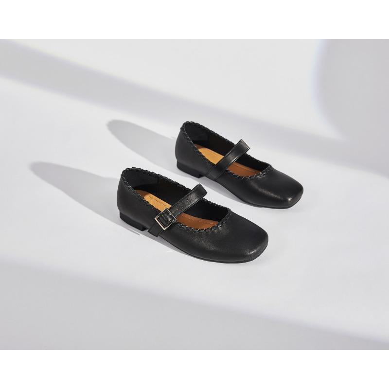 Gentle shoes flat single shoes women's new summer Mary Jane shoes fairy with skirt soft-soled shoes